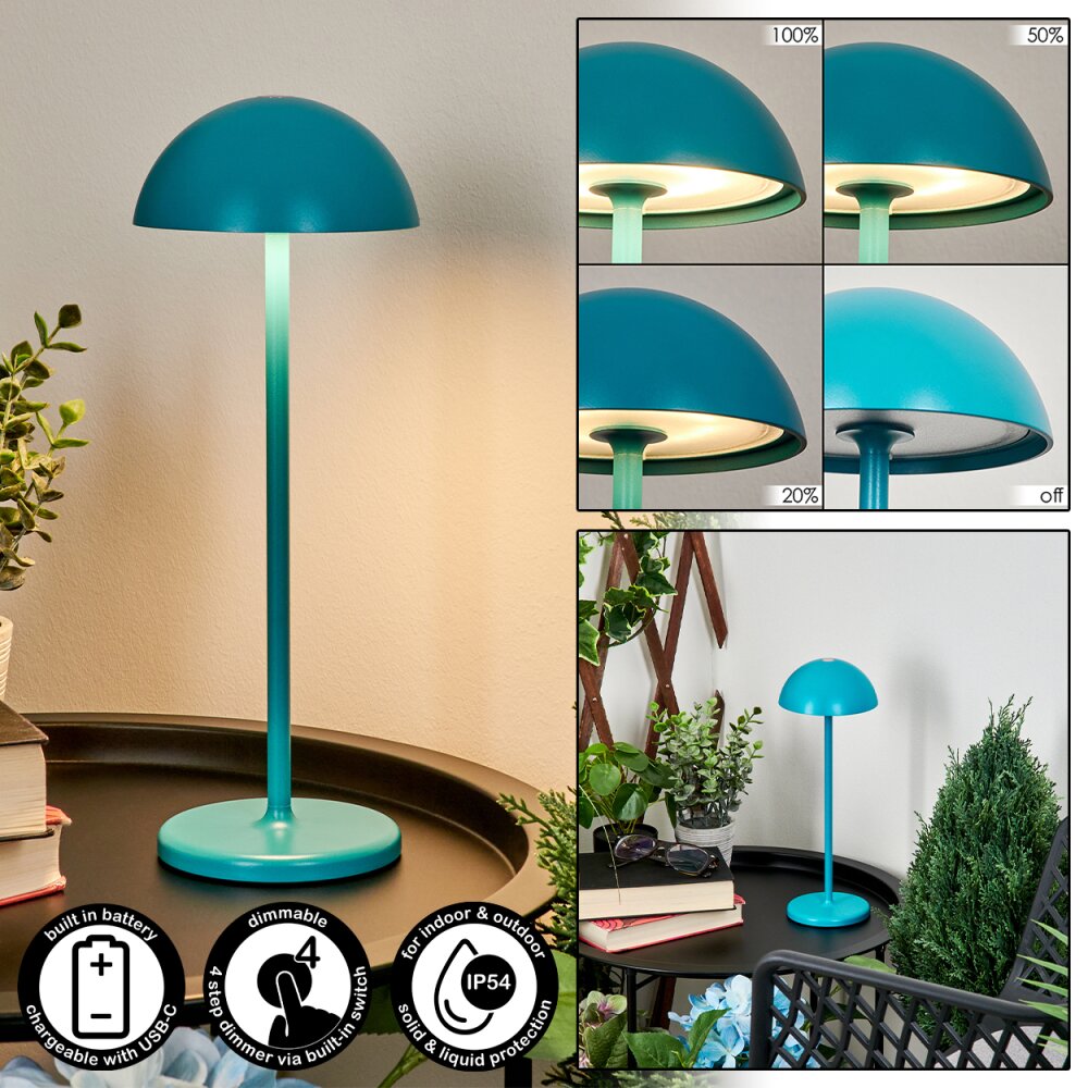 Pelaro Außentischleuchte LED Blau, 1-flammig main product photo