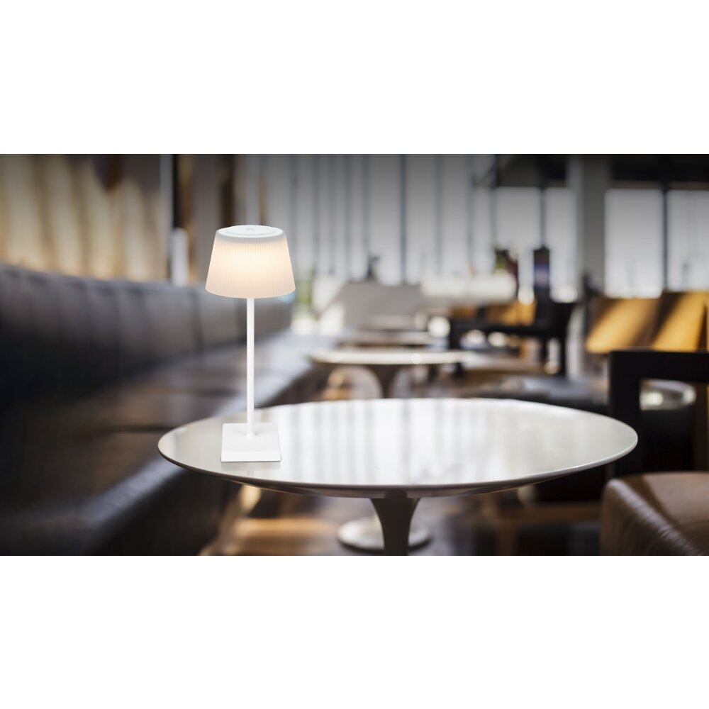 Globo GREGOIR Außentischleuchte LED Weiß, 1-flammig main product photo