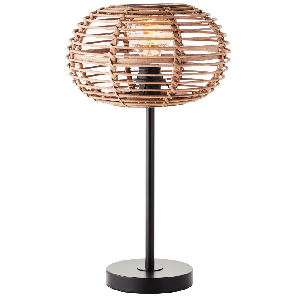 Brilliant Woodball Tischleuchte Schwarz, 1-flammig main product photo