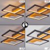 Pompu Deckenleuchte LED Schwarz, 1-flammig