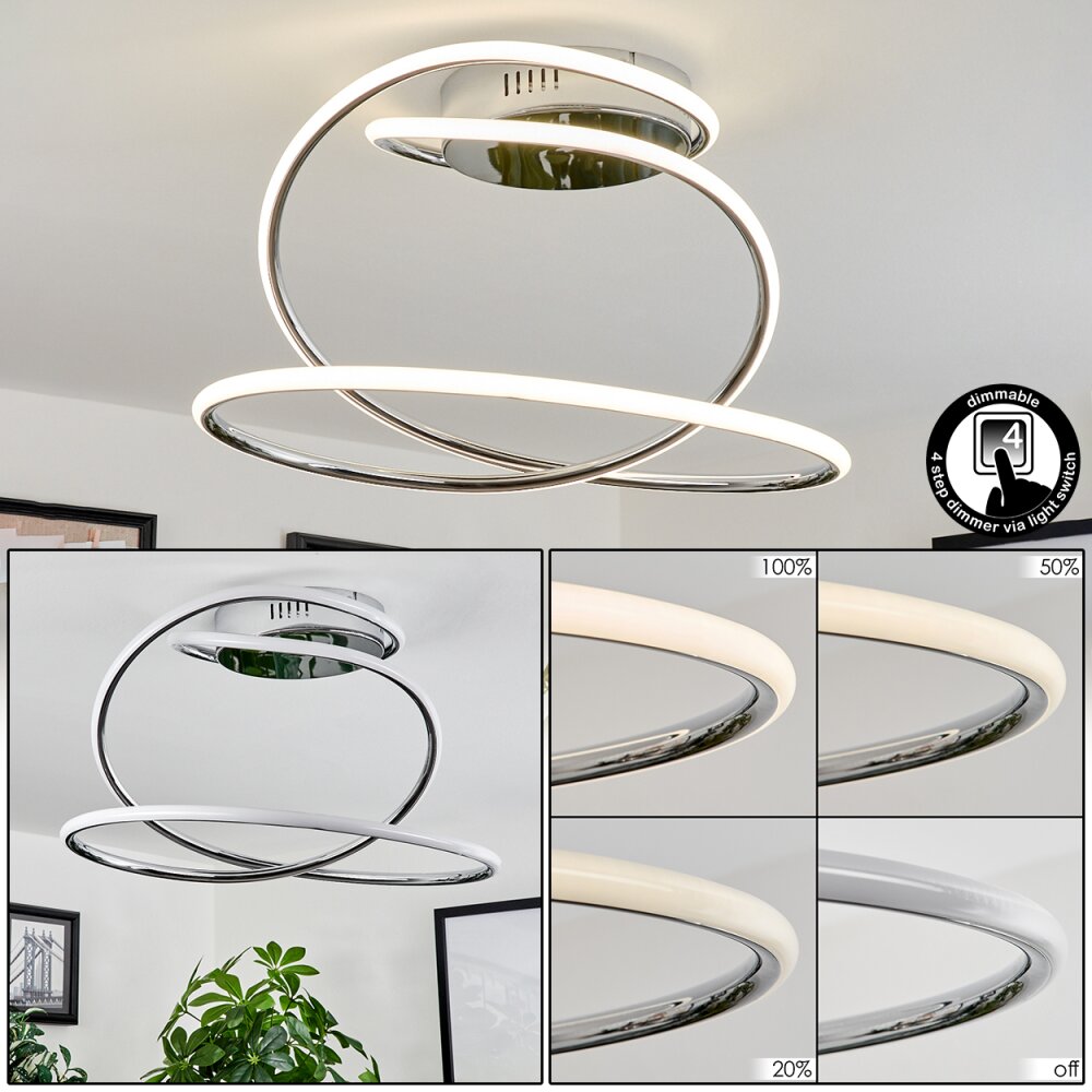 Donebas Deckenleuchte LED Chrom, 1-flammig main product photo