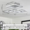 Bacolod Deckenleuchte LED Aluminium, 1-flammig