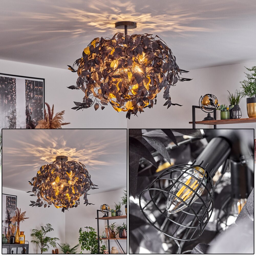 Kallax Deckenleuchte Schwarz, 3-flammig main product photo