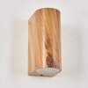 Skaabu Außenwandleuchte Braun, Holzoptik, 2-flammig Skaabu Außenwandleuchte Braun, Holzoptik, 2-flammig