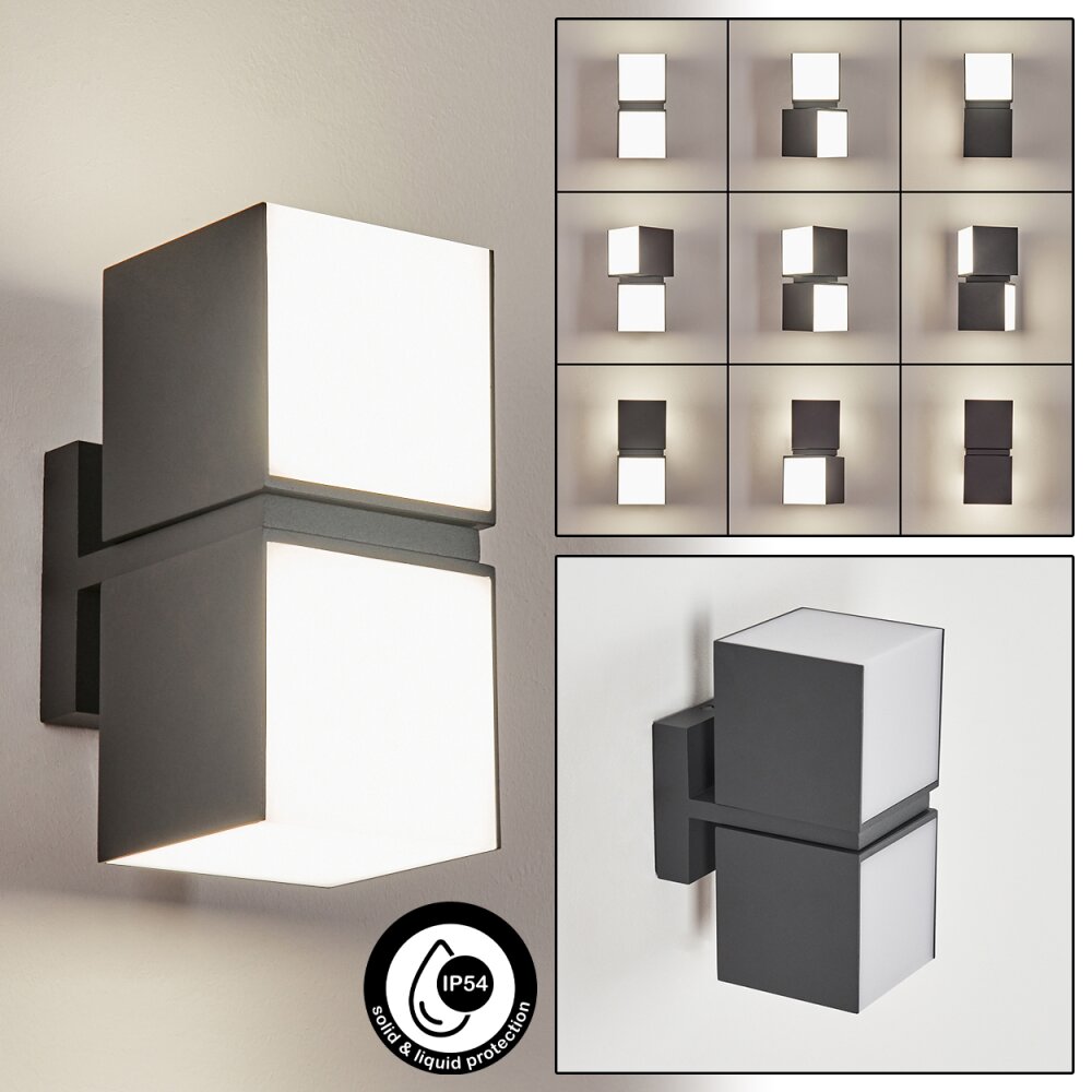 Swanek Außenwandleuchte LED Anthrazit, 2-flammig main product photo