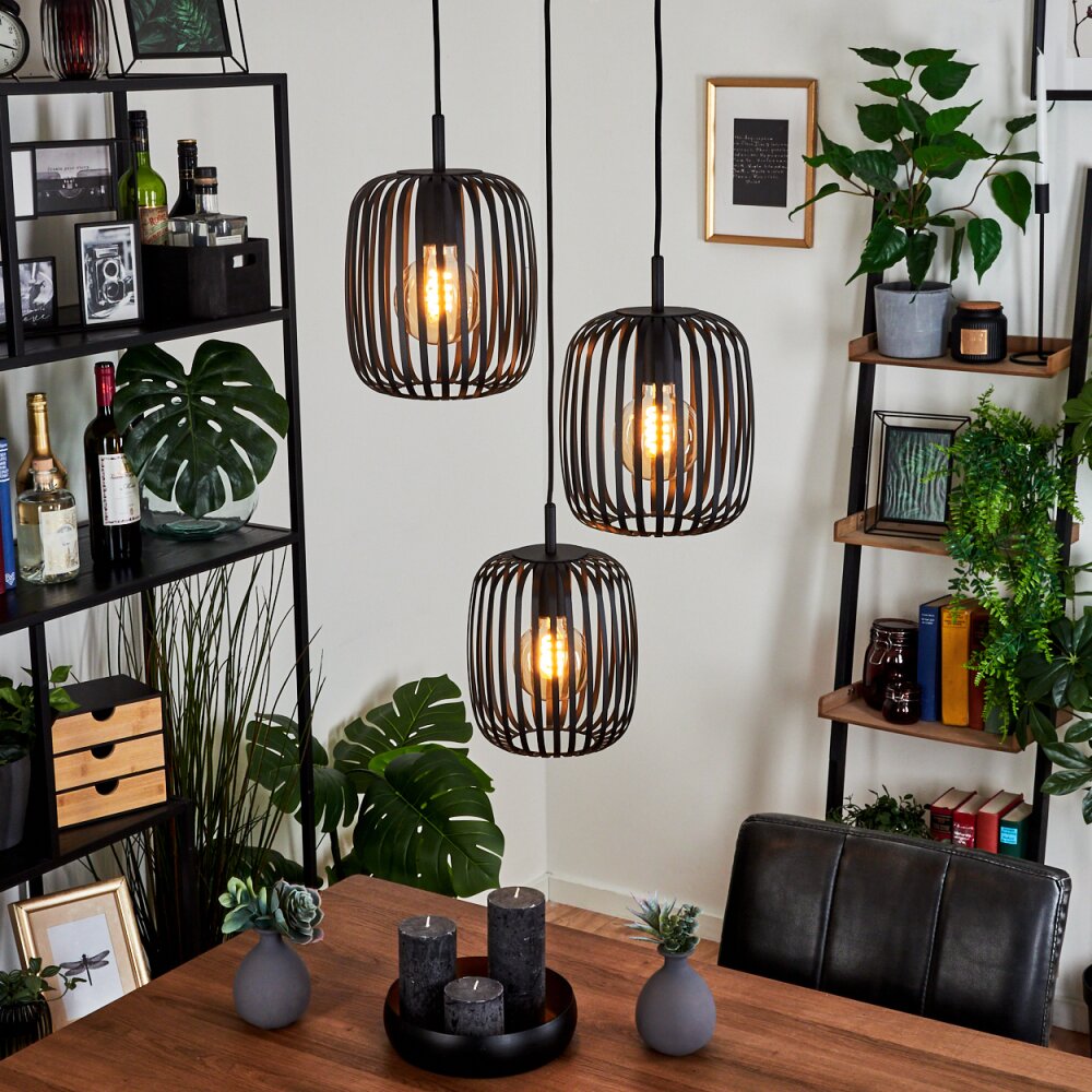 Herrera Hängeleuchte Schwarz, 3-flammig main product photo