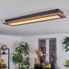 Salmi Deckenleuchte LED Holzoptik, 1-flammig