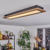 Salmi Deckenleuchte LED Holzoptik, 1-flammig