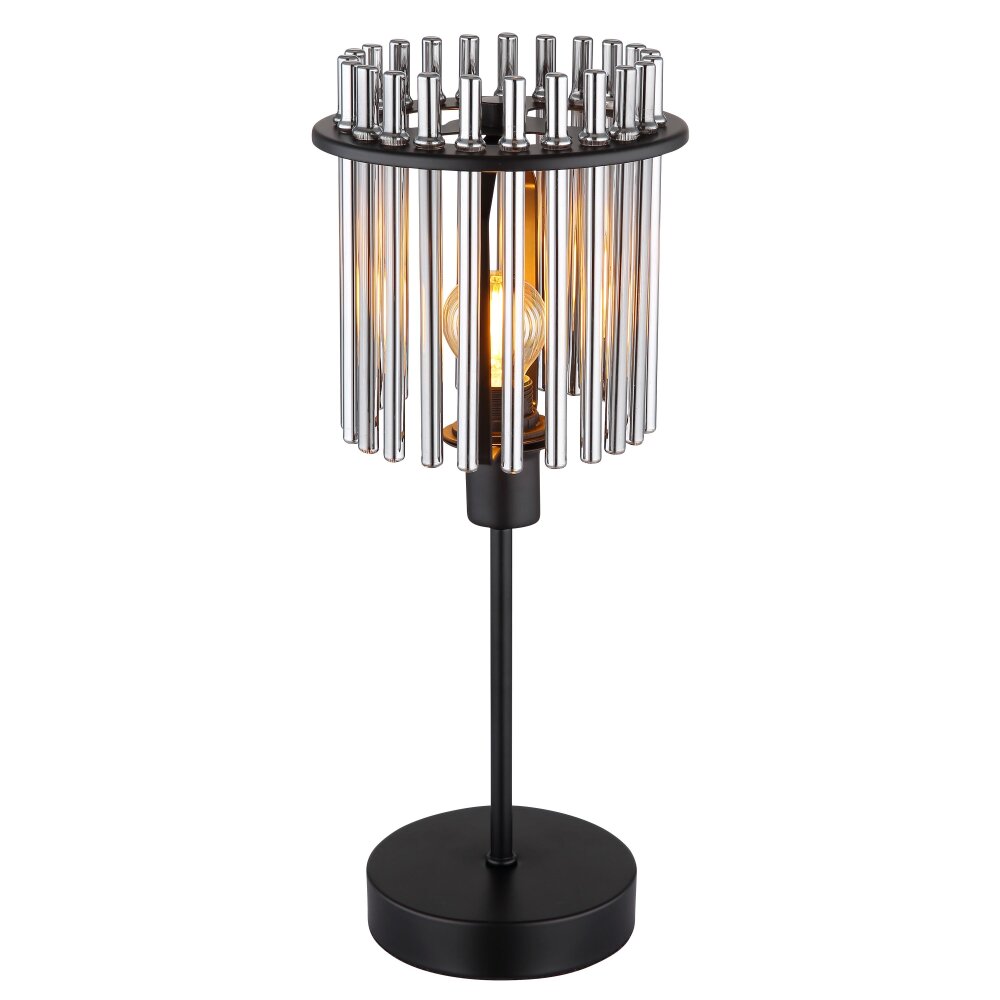 Globo GORLEY Tischleuchte Schwarz, 1-flammig main product photo