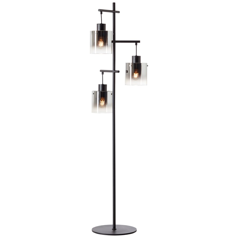 Brilliant Simonis Stehlampe Schwarz, 3-flammig main product photo