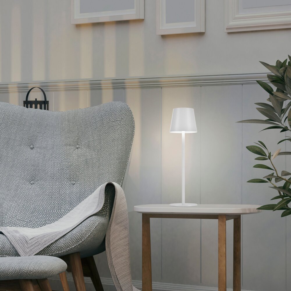 Leuchten Direkt EURIA Tischleuchte LED Weiß, 1-flammig main product photo