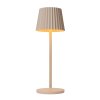 Lucide JUSTINE Außentischleuchte LED Beige, 1-flammig