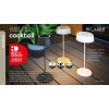 Lutec COCKTAIL Tischleuchte LED Weiß, 1-flammig