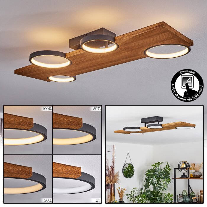 Musac Deckenleuchte LED Naturfarben, 1-flammig Musac Deckenleuchte LED Naturfarben, 1-flammig