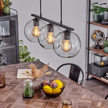Koyoto Pendelleuchte Glas 20 cm Klar, 3-flammig Koyoto Pendelleuchte Glas 20 cm Klar, 3-flammig