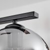 Koyoto Pendelleuchte Glas 20 cm Rauchfarben, 4-flammig