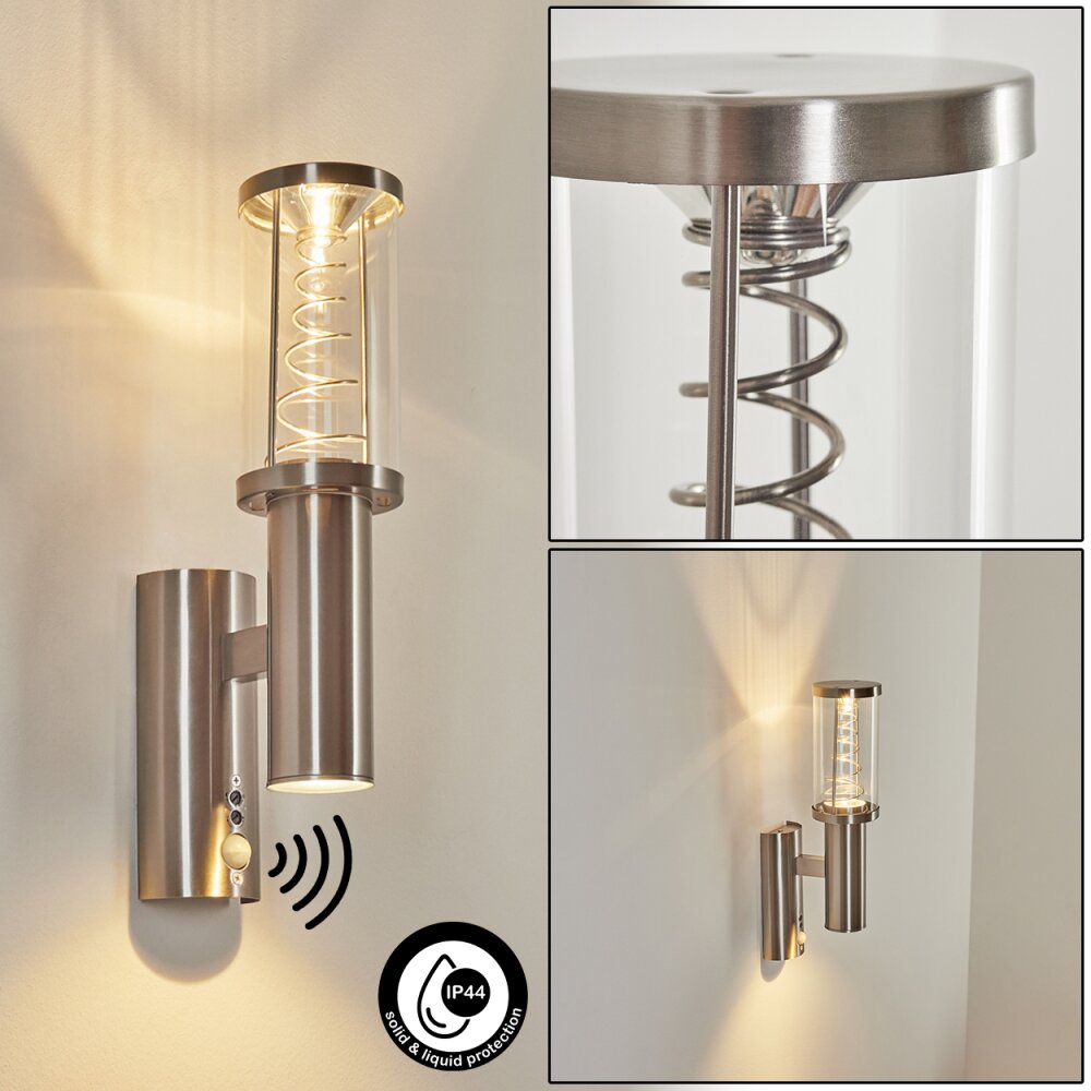 Natalia Außenwandleuchte Edelstahl, 2-flammig main product photo