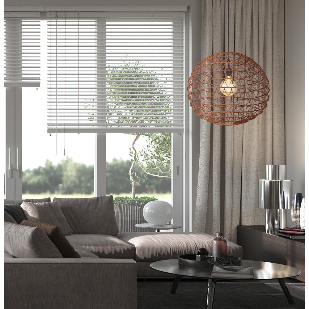 Globo SENNI Hängeleuchte Schwarz, 1-flammig main product photo