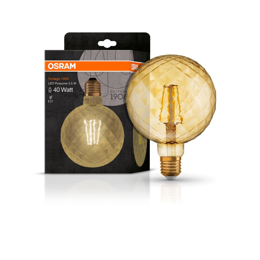OSRAM Vintage 1906® LED E27 4 Watt 2400 Kelvin 470 Lumen main product photo