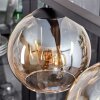 Koyoto Pendelleuchte Glas 15 cm Bernsteinfarben, 4-flammig