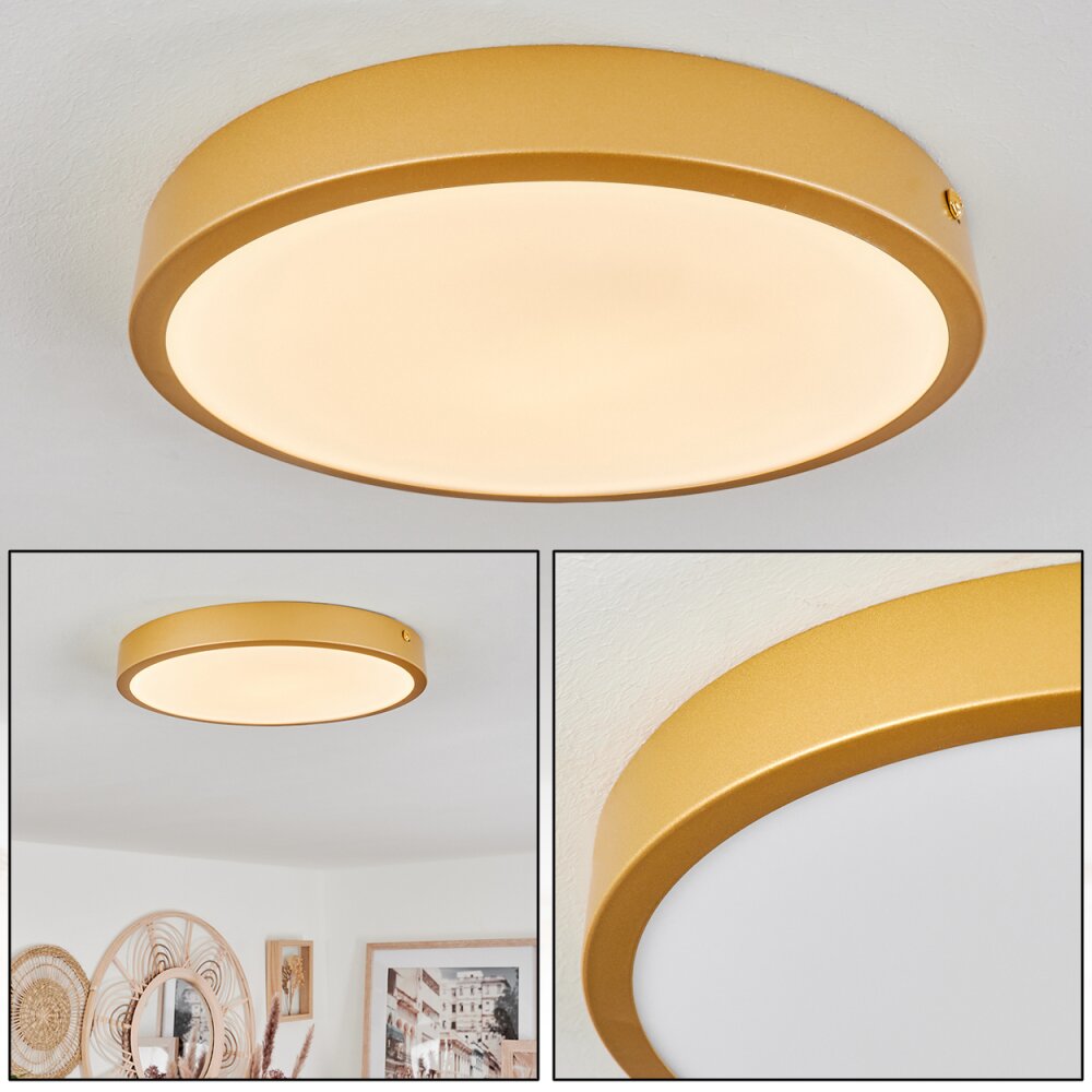 Broglen Deckenpanel LED Messing, 1-flammig main product photo