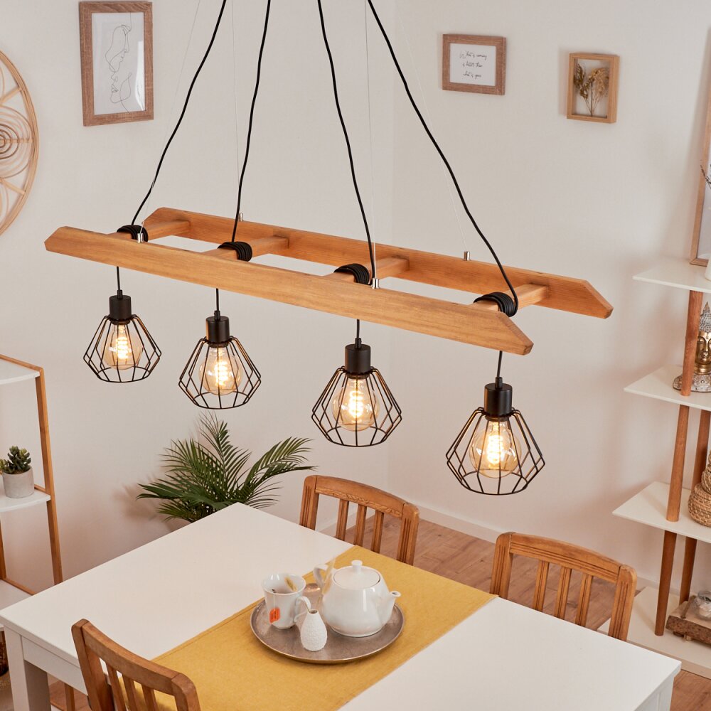 Jubileo Pendelleuchte Naturfarben, 4-flammig main product photo