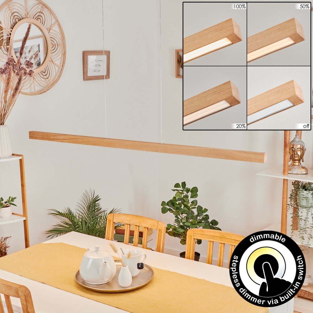 Mixto Pendelleuchte LED Naturfarben, 1-flammig main product photo