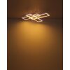 Globo SALMOS Deckenleuchte LED Aluminium, Grau, Silber, 2-flammig, Fernbedienung, Farbwechsler