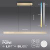 Paul Neuhaus PURE-MOTO-RISE Pendelleuchte LED Gold, 3-flammig, Fernbedienung