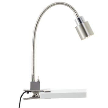 Brilliant Andres Klemmleuchte LED Silber, 1-flammig