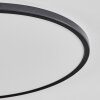 Hooper Deckenpanel LED Schwarz, 1-flammig