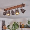 Pehefito Deckenleuchte Braun, Schwarz, 5-flammig Pehefito Deckenleuchte Braun, Schwarz, 5-flammig