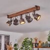 Pehefito Deckenleuchte Braun, Schwarz, 5-flammig Pehefito Deckenleuchte Braun, Schwarz, 5-flammig