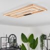 Surisultana Deckenleuchte LED Holz hell, 2-flammig