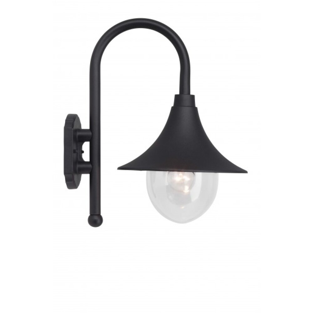 Brilliant Berna Außenwandleuchte Schwarz, 1-flammig main product photo