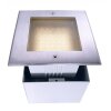Deko Light Square 2 Bodeneinbauleuchte LED Silber, 1-flammig
