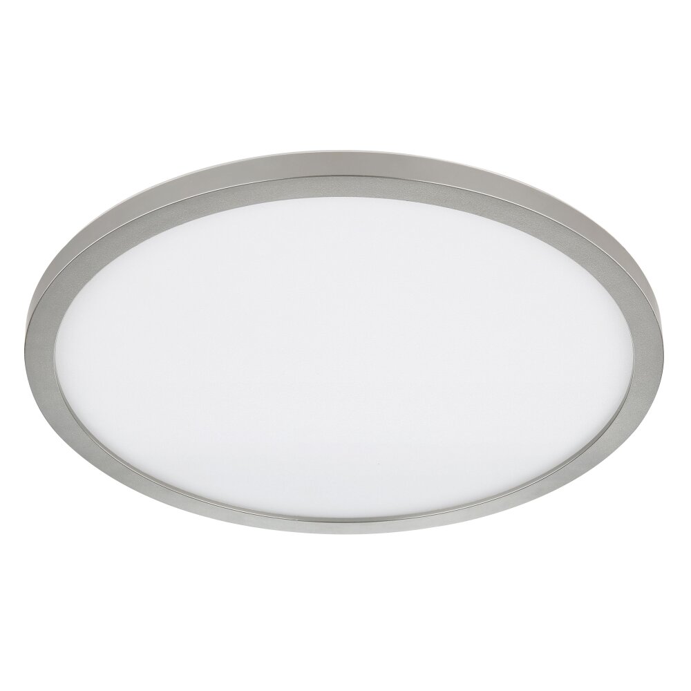 Globo SAPANA Deckenpanel LED Nickel-Matt, Weiß, 1-flammig