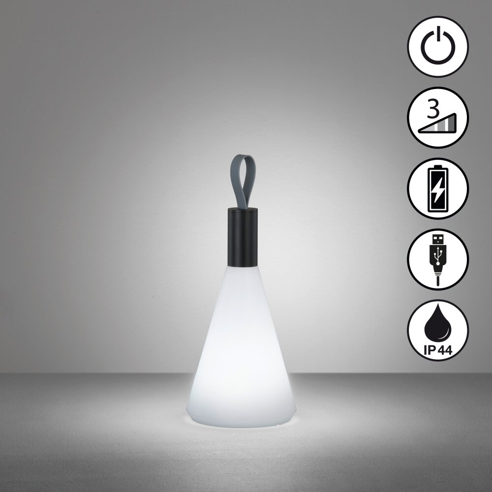 FHL easy Prian Tischleuchte LED Schwarz, 1-flammig main product photo