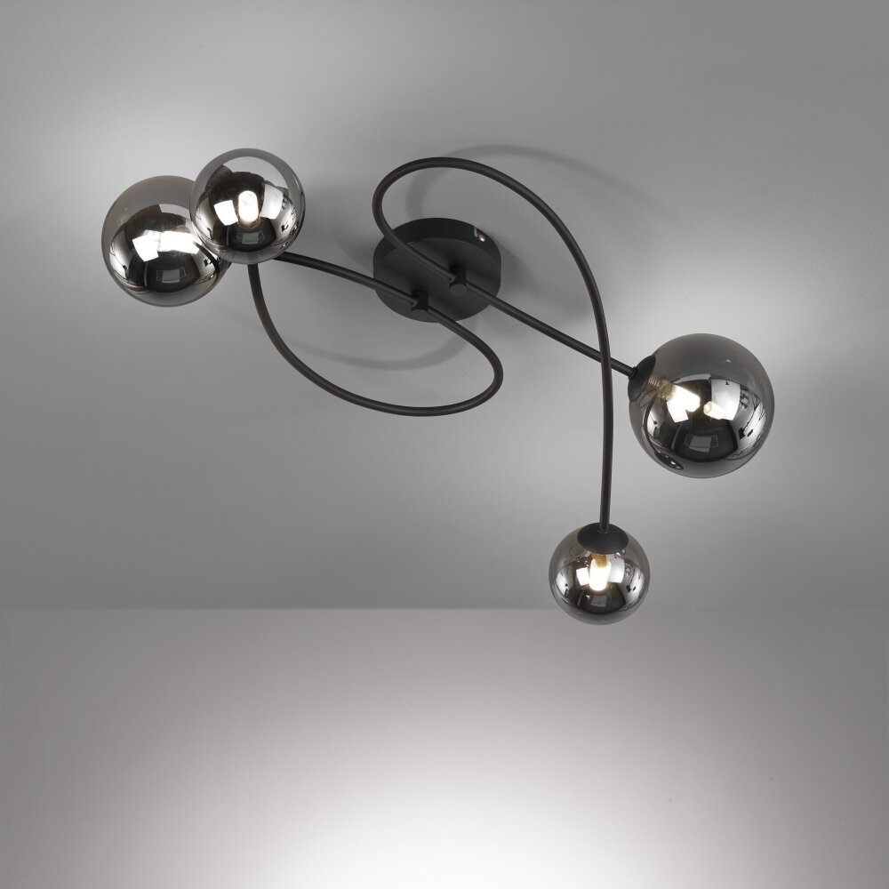 Fischer & Honsel Bala Deckenleuchte LED Schwarz, 4-flammig main product photo