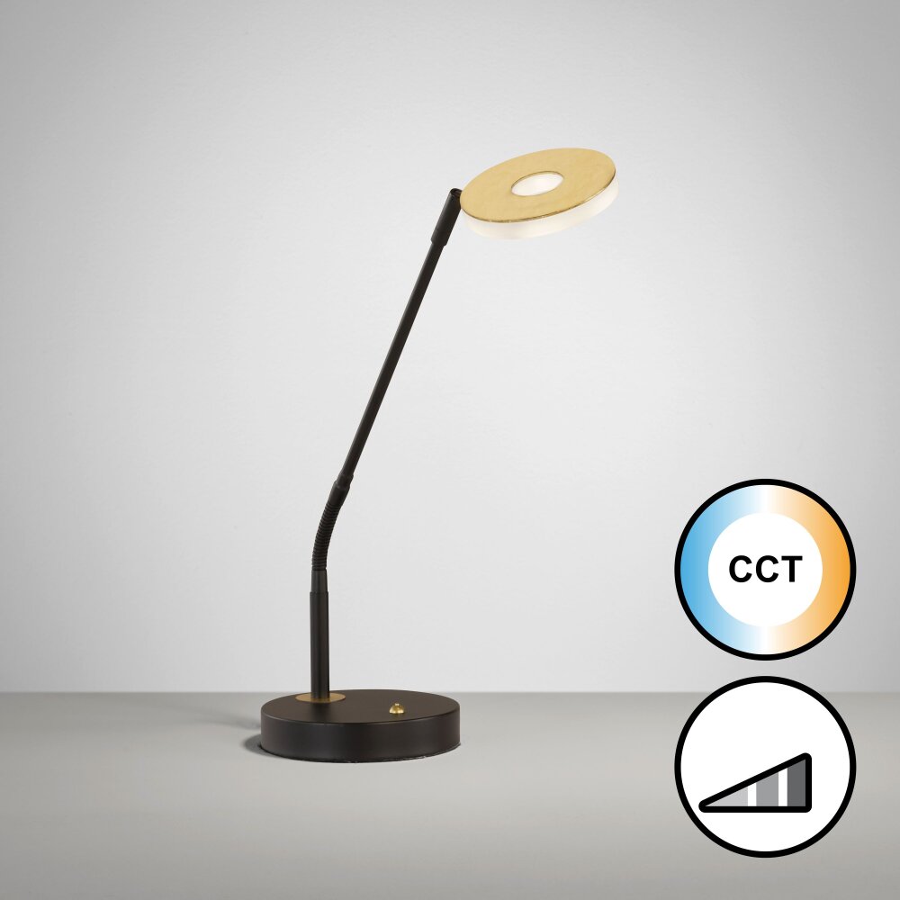 Fischer & Honsel Dent Tischleuchte LED Schwarz, 1-flammig main product photo