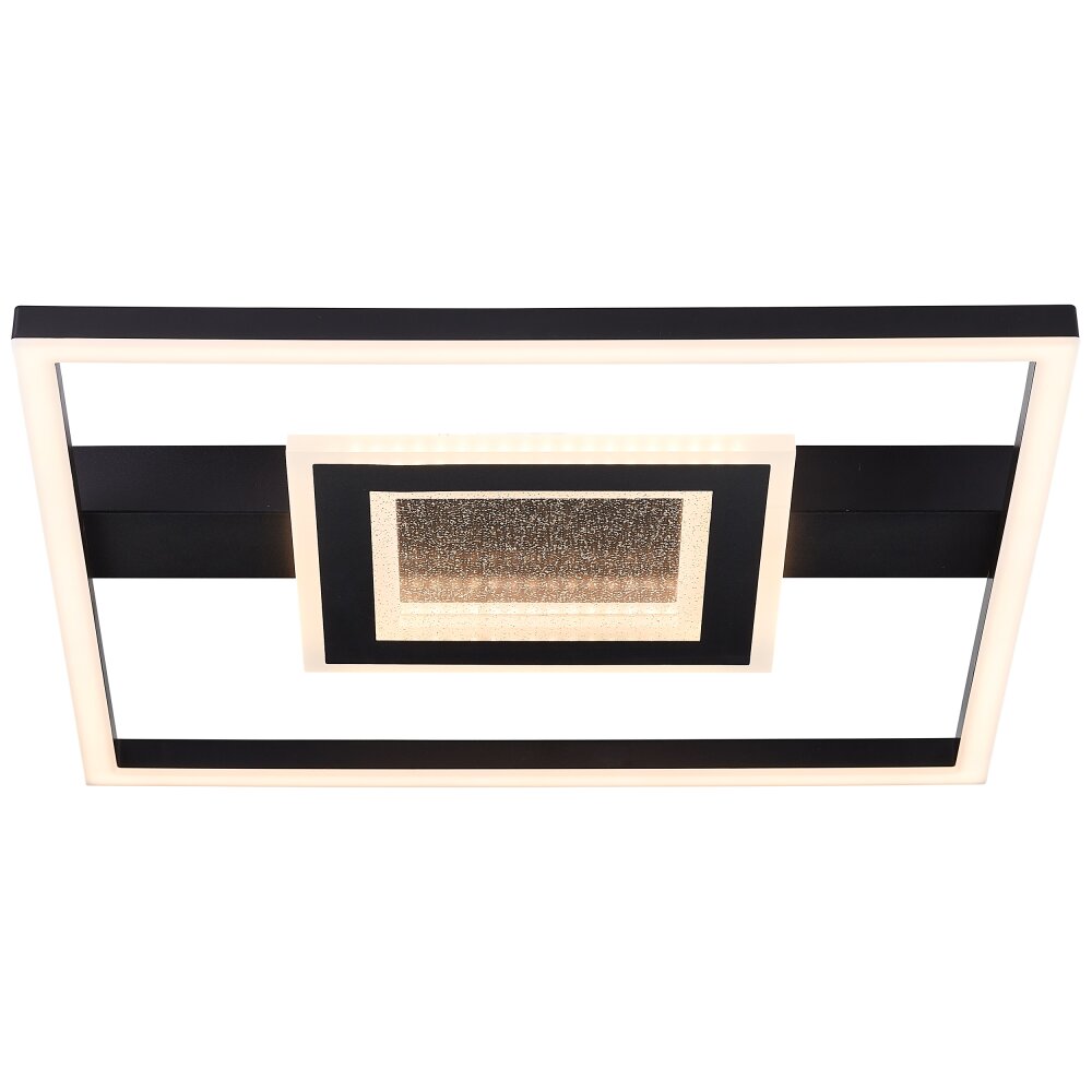 Brilliant Queens Deckenleuchte LED Schwarz, 1-flammig main product photo