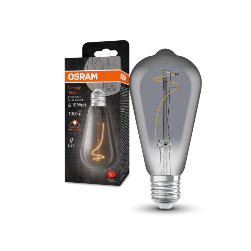 OSRAM Vintage 1906® LED E27 3,4 Watt 1800 Kelvin 100 Lumen 4099854091353