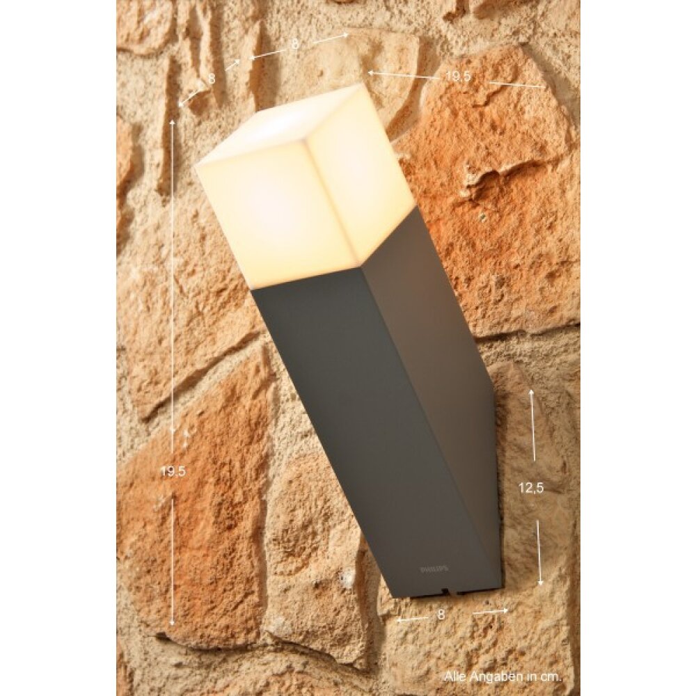 Philips Ecomoods Aussenleuchte Weiß, 1-flammig main product photo