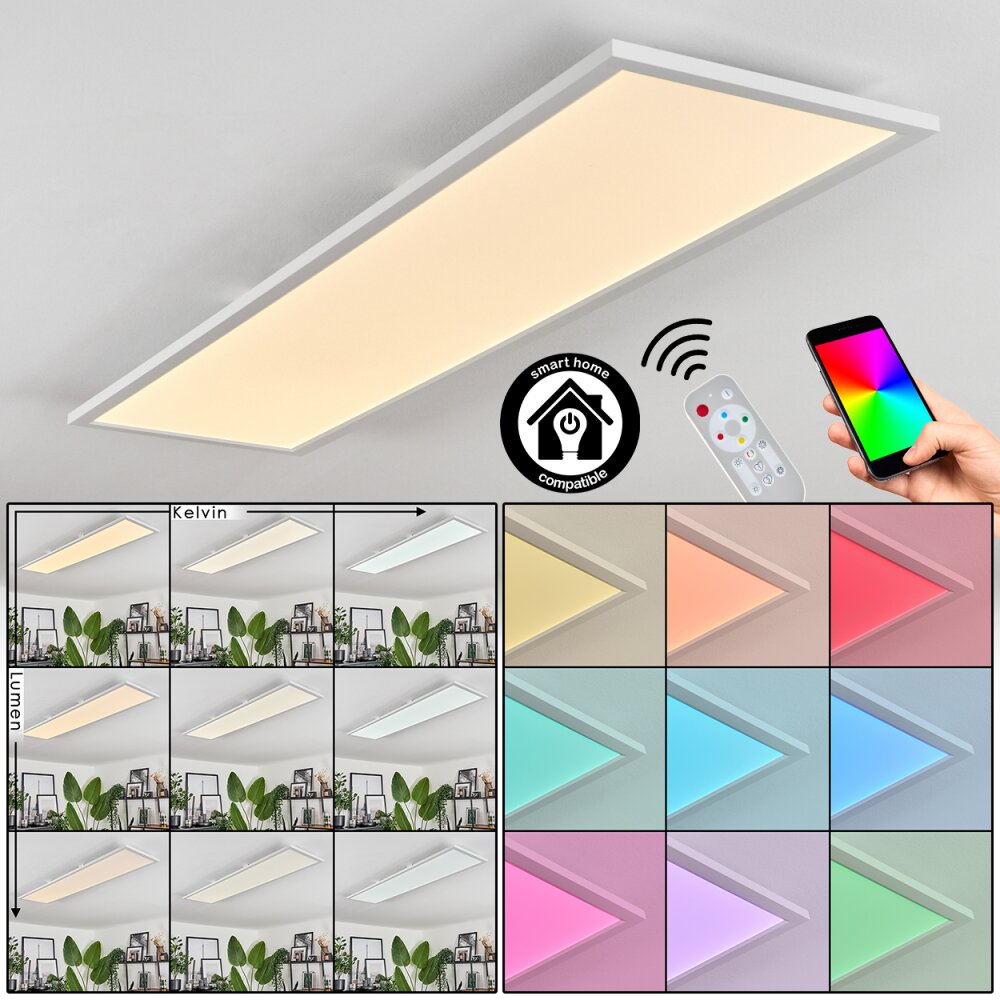 Vex Deckenpanel LED Weiß, 1-flammig, Fernbedienung main product photo