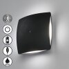 FHL easy Magnetics Außenwandleuchte LED Schwarz, 4-flammig, Bewegungsmelder