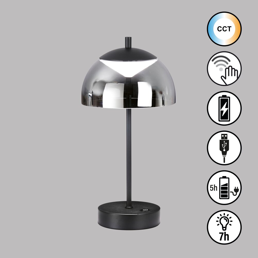 FHL easy Riva Tischleuchte LED Schwarz, 1-flammig main product photo