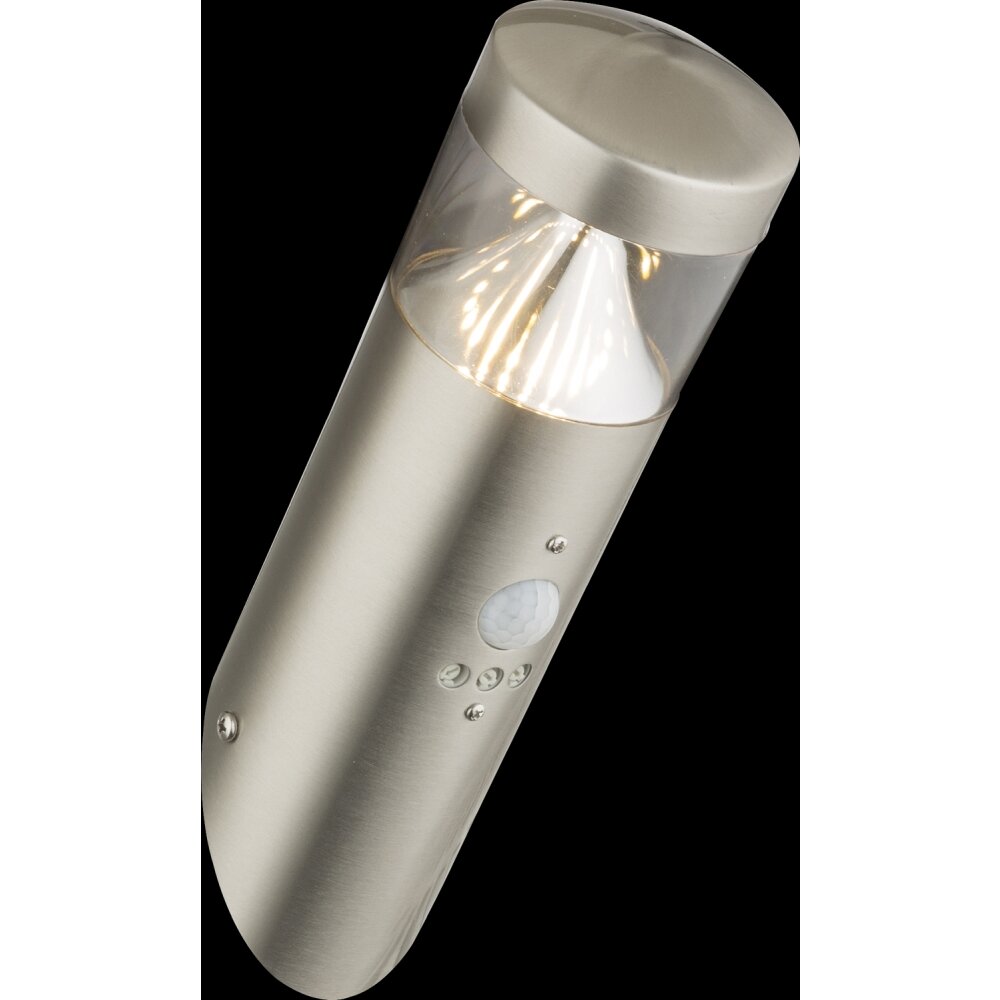 Globo Fosca Außenwandleuchte LED Silber, 1-flammig, Bewegungsmelder main product photo