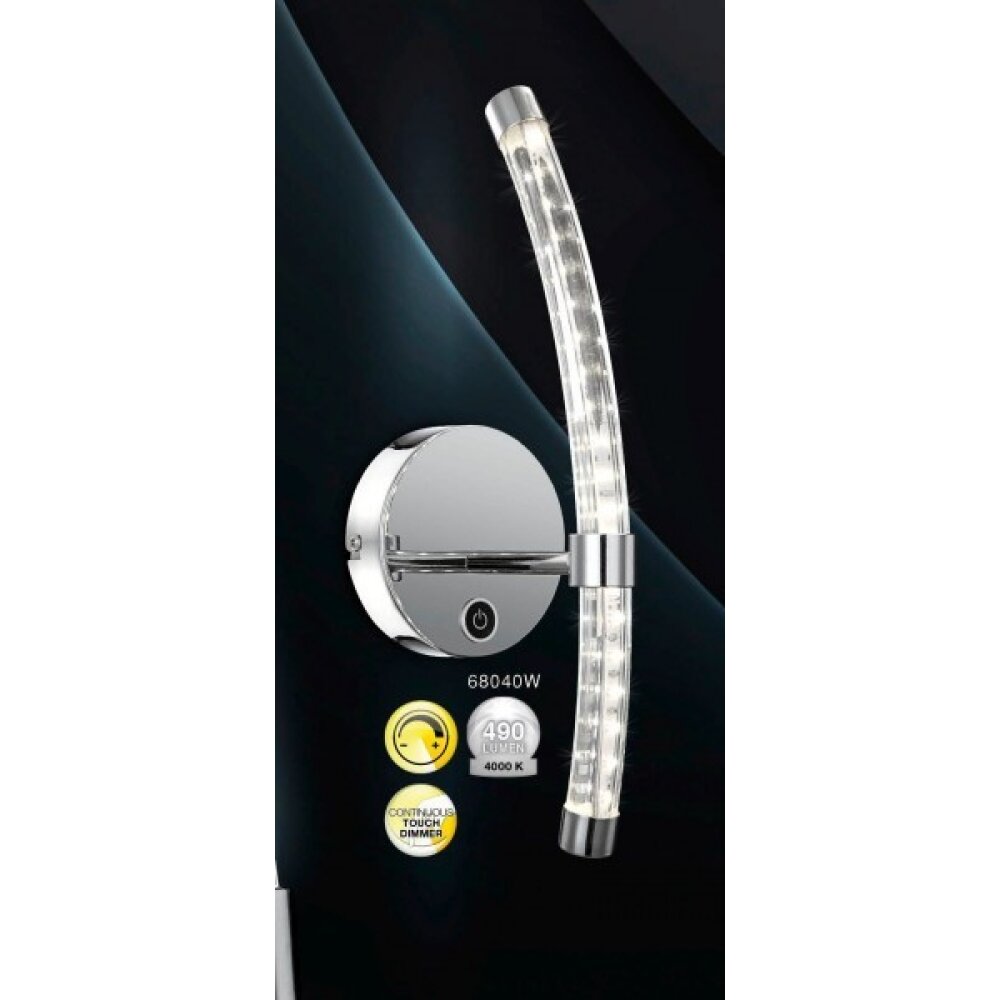 Globo HYPERION Wandleuchte Chrom, 1-flammig main product photo