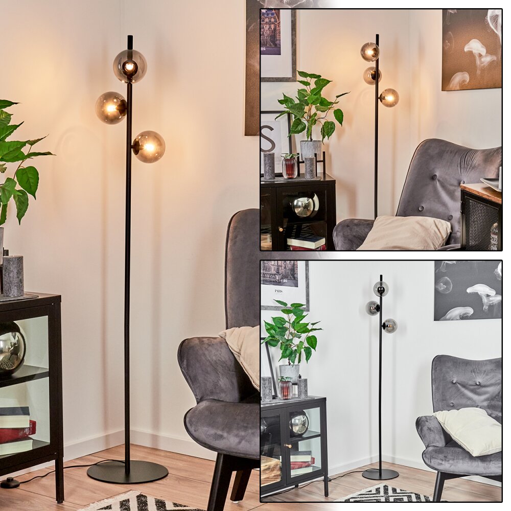 Remaisnil Stehleuchte Schwarz, 3-flammig main product photo