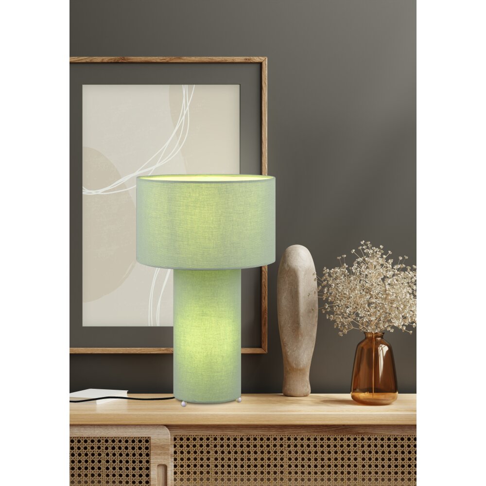 Trio Bale Tischleuchte Grün, 2-flammig main product photo